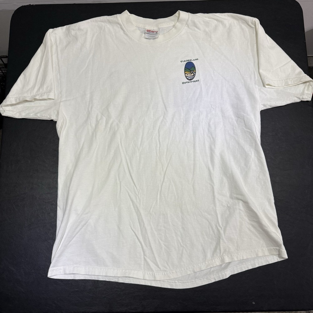 Vintage Hanes Timberland Outfitters Got Elk T-shirt White Size XL